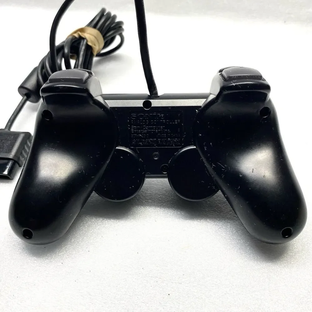 Sony PlayStation 2 Black SCPH10010 Controller OEM DualShock